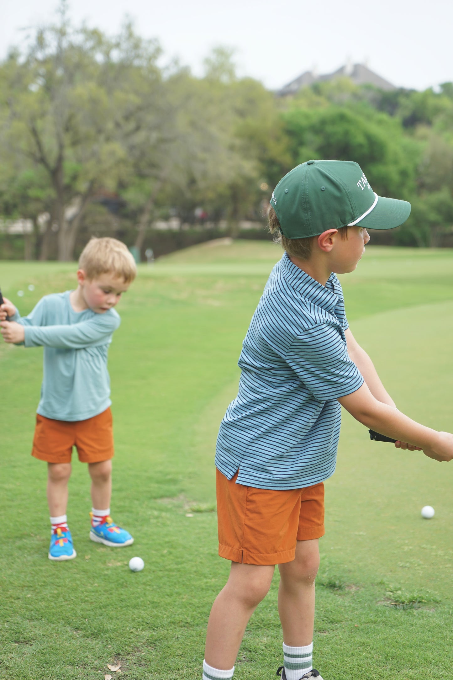 The Play Short- Burnt Orange