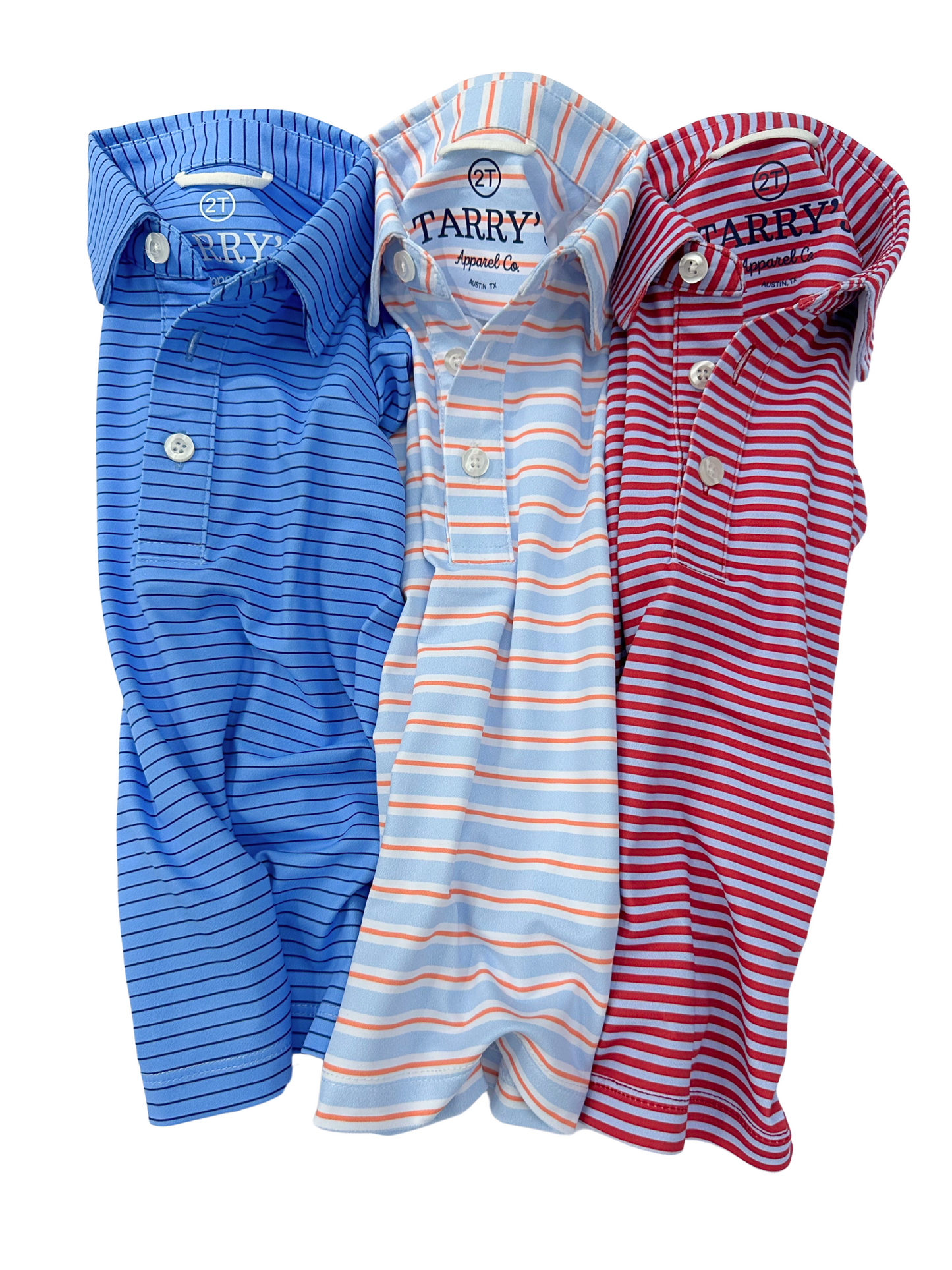Performance Polo- Blue & Navy