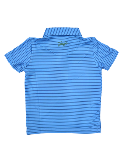 Performance Polo- Blue & Navy