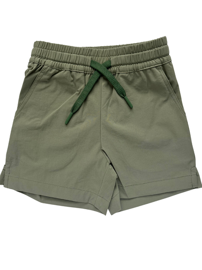 The Play Short- Tan/Olive