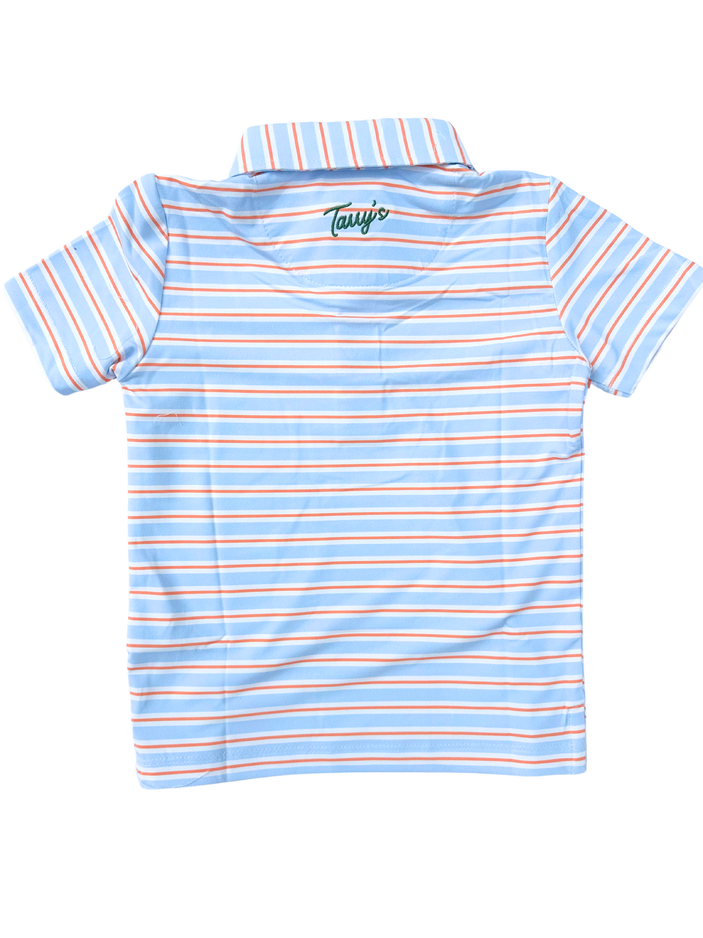 Performance Polo- Orange & Blue