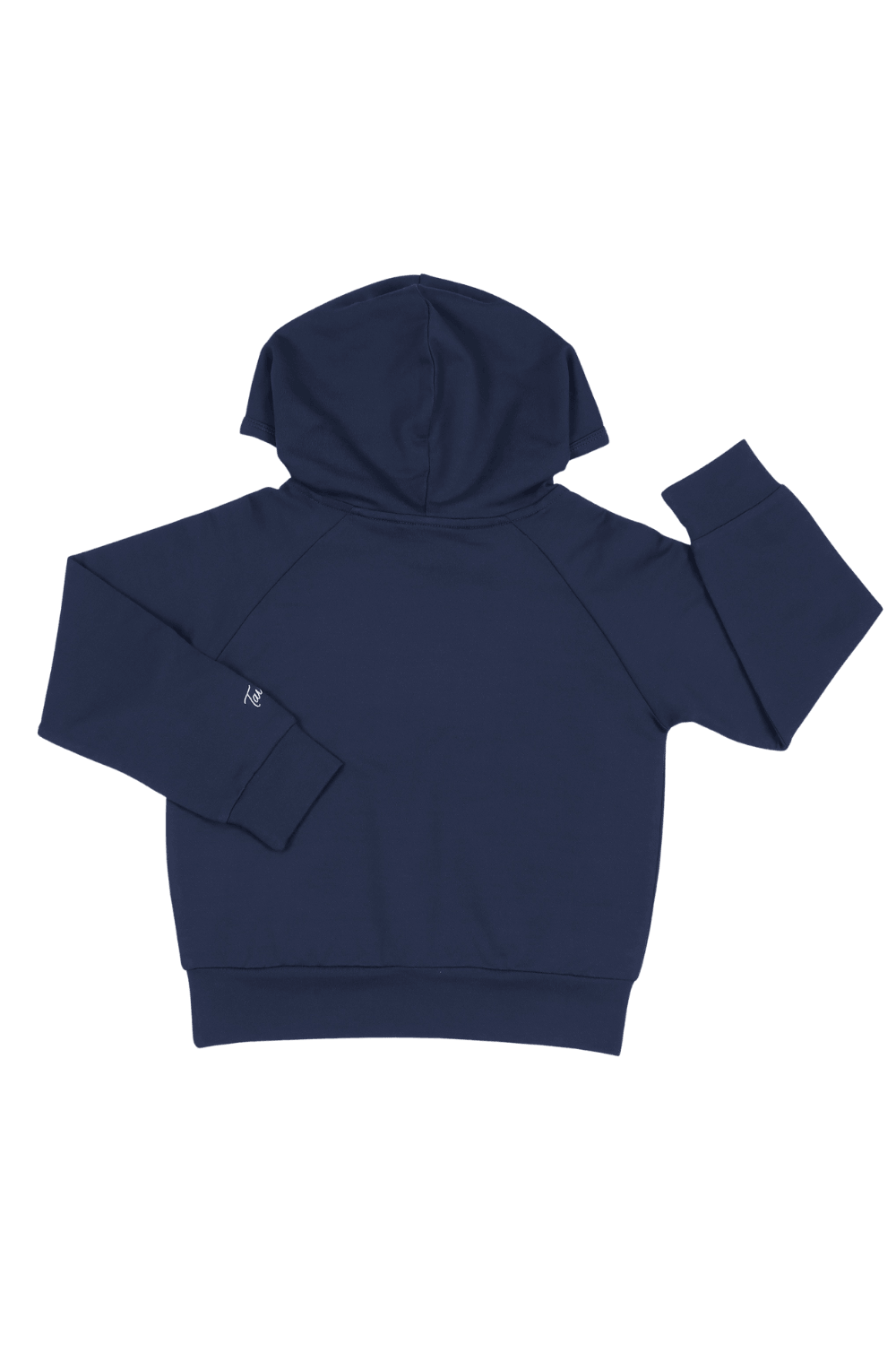 Navy boys hoodie on a white background